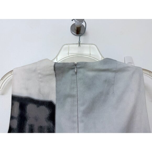 Akris Vivian Maier Camera Dress Black Gray Photo Realistic Trompe l'Oeil 10 - Picture 9 of 16